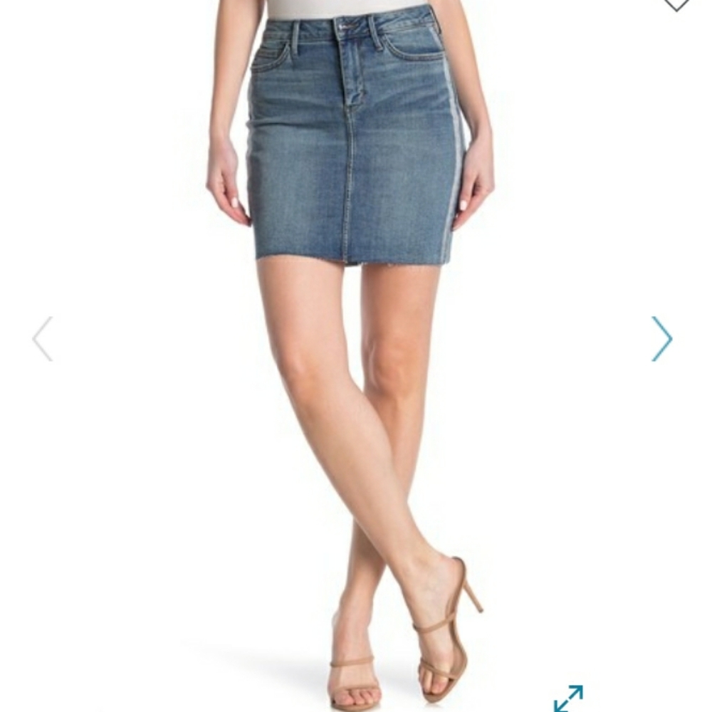Nwt Sam Edelman the Jenny denim stripe skirt 30/10